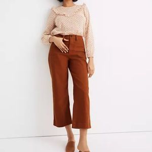 Madewell Curvy Slim Emmett Wide-leg crop